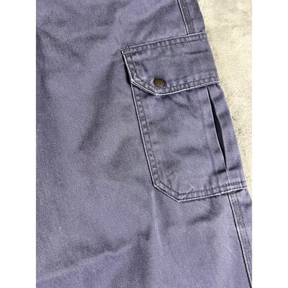 LAPCO FR Flame Resistant Work Pants Men's 38x32 Blue Cargo CAT2 100% Cotton - Picture 5 of 10